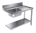 Indløbsbord - bundhylde - højre - 1200 mm - til 7280.0045 / 7280.0046
