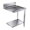 Udløbsbord med bundhylde - højre - 700 mm - til 7280.0045 / 7280.0046