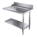 Udløbsbord med bundhylde - højre - 1100 mm - til 7280.0045 / 7280.0046