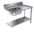 Indløbsbord - bundhylde - højre - 1200 mm - til 7082.0070 / 7082.0075