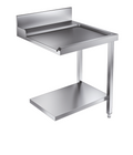 Udløbsbord med bundhylde - højre - 700 mm - til 7082.0070 / 7082.0075