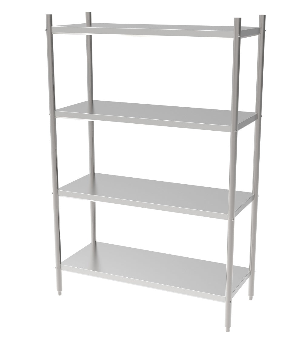 Reol med 4 hylder - 500 x 900 x 1800 mm (flat packed)